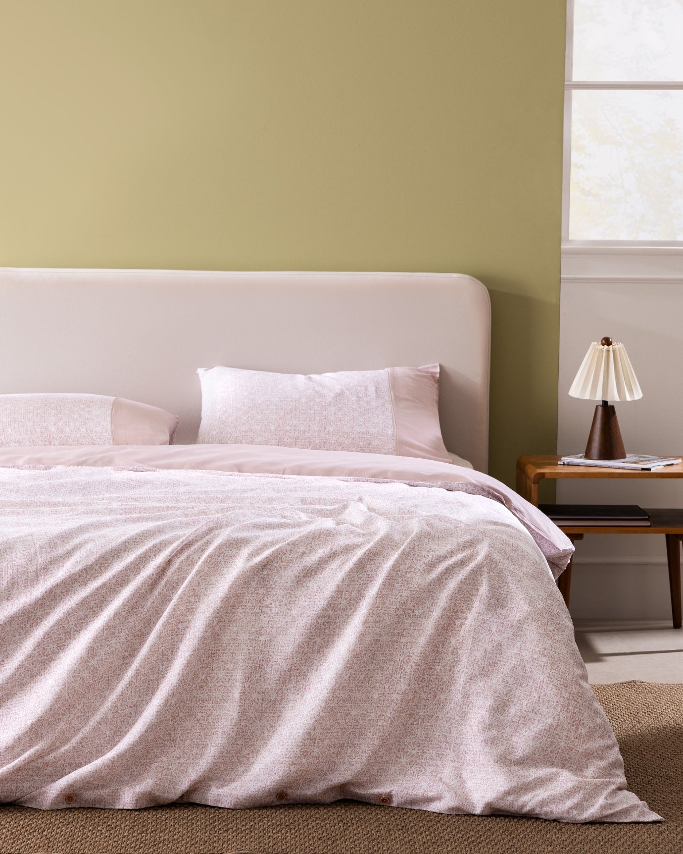 Astrid Single Siize Duvet Cover Set -coco Crep Patterned - Madame Coco JO