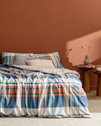 Ames Single Size Duvet Cover Set - Ranforce Patterned - Madame Coco JO