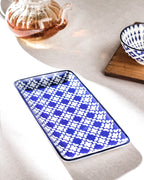 Rêve Bleu Brest Rectangular Plate - Madame Coco JO