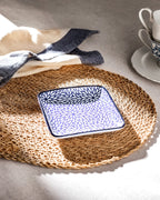 Rêve Bleu Drancy Square Plate - Madame Coco JO