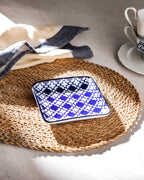 Rêve Bleu Brest Square Plate - Madame Coco JO