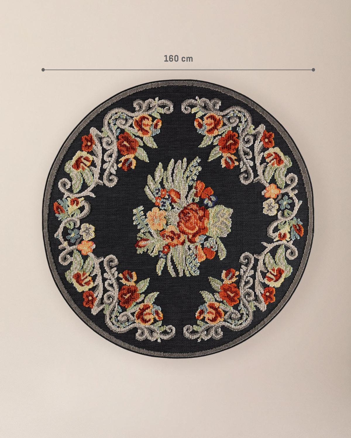 Loubressac Round Carpet - Madame Coco JO