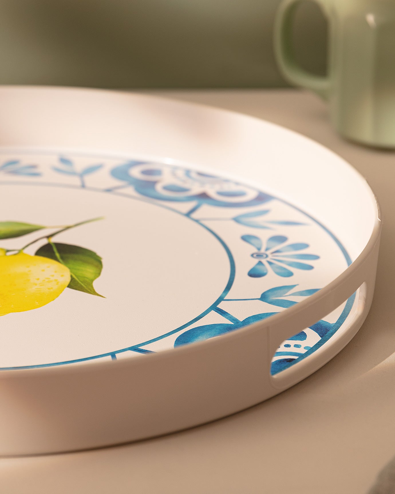 Lemoncha Round Tray - Madame Coco JO