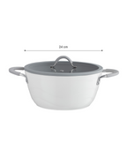 Albus 24 Cm Deep Pot - Madame Coco JO