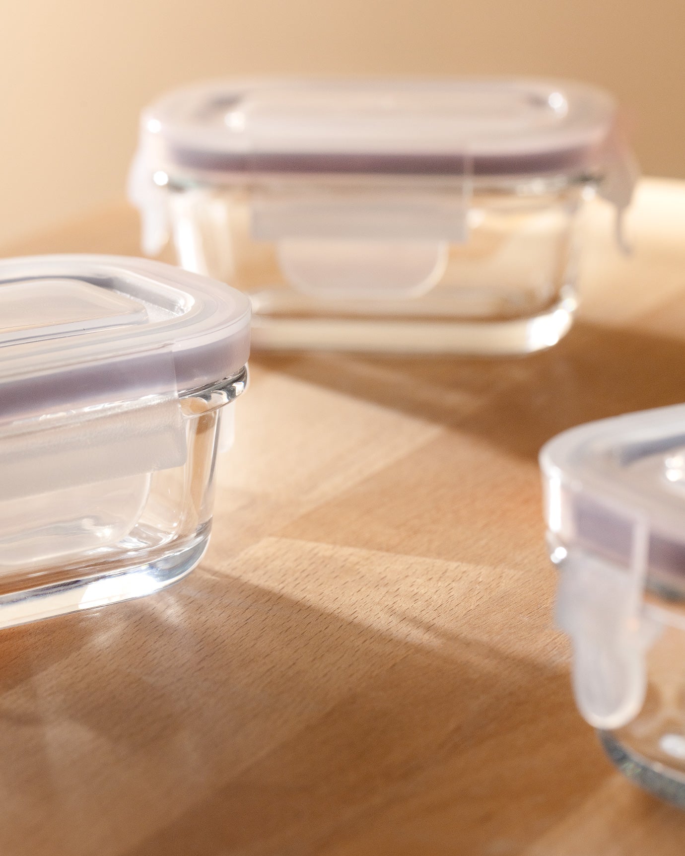 Marle 3-piece Rectangle Mini Food Container - 120ml - Madame Coco JO