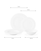 Galena 24 Piece Dinner Set - Madame Coco JO