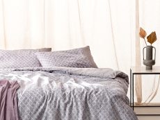 CLARICE DOUBLE SIZE DUVET COVER SET - COCO CREP PATTERNED