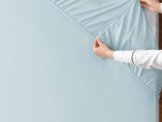 COTTON JERSEY FITTED SHEET 200x200cm