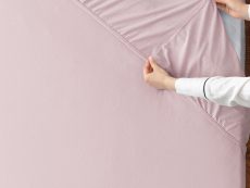 COTTON JERSEY FITTED SHEET 120x200 cm